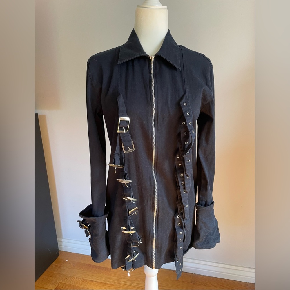 Funhouse Black Buckle Jacket
